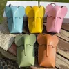 2023 novo couro genuíno elefante marrom motocicleta sacos de telefone móvel um ombro crossbody saco casual bolsa feminina elefante