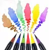 20PCS/set Colors Art Marker Watercolor Brush Pens for School Supplies Stationery Drawing Coloring Books Manga Calligraphy P230427