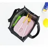 Storage Bags Portable Simple Large Capacity Lunch Waterproof Food Picnic Box Insulated Tote Women Fresh Cooler Bento Pouch