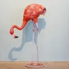 Garden Decorations Outdoor Gardening Decoration Metal Flamingo Sculpture And Yard Accessories Home Decor Wedding Ornaments Statue Craft Gift 231127