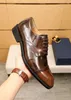 New 2023 Men Brand Designer Wedding Business Office Career Party Dress Shoes Mens Fashion Genuine Leather Walking Flats Size 38-45