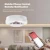 WiFi Smoke Detector Brand Bescherming van geluidsalarmsensor Mobiele telefoon App Remote Push Alert met annulerenfunctie