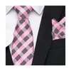 Галстуки на шею жаккардовые модные брендовые шелковые праздничные подарочные галстуки, носовой платок, набор запонок, галстук, мужская рубашка, аксессуары, золото 231128
