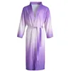 Men's Sleepwear Women's Elegant Gradient Pattern Bathrobe Super Soft Absorbent And Breathable Casual Wear Girls Bath Wrap Towel