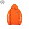 CH Designerkleding Sweatshirts voor heren Luxe casual hoodie Hartvormige trui cartoon graffiti gedrukt mattyboych oranje straatstijl kraai kruis Hoodie Chromes