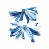 Haarschmuck 001W Marineblau Schuluniform Farbe Mädchen Schleife Clips Mode Stirnband