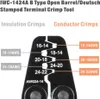 Tang Iwiss Kitdc01 Automotive Rapair Mult Tool Kit Tool Tools Tools Set Retroval Tools for Deutsch Terminals Weather Pack Pack Terminals