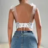 T-shirt Sexy Moda biustonosze Bralette Kobiety Koronkiey Biustonosz Bielizna Ultra Cienka Kamizelka Top Buustonosz Push Up Letnia Bielizna