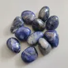 Decorative Figurines Natural Blue Sodalite Stone Healing Crystals Specimen Mineral Gemstone Aquarium Home Decoration Gifts