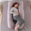 Подушки для беременных 2022 Новая подушка для кормления беременных U-образной формы для сна со съемным хлопковым чехлом Q231130