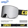 Ski Goggles Copozz Brand Mężczyźni kobiety podwójne warstwy duże snowboard antyfogowy UV400 Skate Skiing 231127