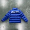 Piumino in cotone da uomo fashion Trapstar Piumino bianco ricamato blu nero trapano britannico 688ss