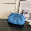 Sac à main Botteg Venet pour femmes, pochette à bouche pincée, Niche plissée nuage, bandoulière tendance, élégant, haut de gamme, Texture tissée