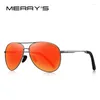 Sunglasses DESIGN Men Classic Pilot Polarized Driving Shield Night Vision Sun Glasses UV400 Protection S8601