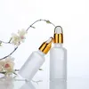 Frosted Glass Dropper Bottle Empty Essential Oil Bottles 5ml 10ml 15ml 20ml 30ml 50ml 100ml Glass Bottle Ghski