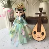 Dockor 112 BJD Kinesiska Hanfu Princess med vackra kläder 17 cm Ancient Costume 13 Logar för flickor Kids Födelsedagspresenter 230427