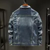 メンズジャケットメンズプラスサイズのジャケットデニムジャケットファッションデニムトップ231127