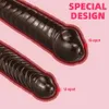 Dildos/Dongs Double Dildo Soft Jelly Dildo dla kobiet gej lesbijka zakończyła Dong Artificial penis dla dorosłych zabawki pochwy Anal Sex Produkty 231128