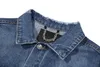 2023 Nuova maglietta da donna di alta qualità Shirt Edition Early Spring House Coke Giacca di jeans ricamata
