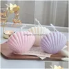 Handwerkswerkzeuge 3D Shell Sile Candle Mold Diy Gips Kristall Epoxidharz Mod Home Decor Making Supplies Handgemachte Geschenke Drop Lieferung GA DHD0H