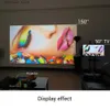 プロジェクターByIntek K9 Mini 1280*720pポータブルビデオホームシアターWifi-Display HD LED Projector for 1080p 3d 4k Q231128