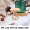 Garden Decorations Wooden Coffee Table Miniature Side Tables Crafts Small Living Room Decorate Tiny Furniture House End