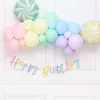 Party Decoration Colored Flag Hanging Cloth Birthday Banner Letter Fashionable And Exquisite For Decor