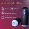 Pump Toys Automatic Masturbator for Men Blowjob Sucking Sex Machine Real Vagina Penis Oral Masturbator Vibration Men Sex Toy 231128