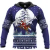 Men's Hoodies Christmas Men's Hoodie Fashion Street Trend Top Oversized Clothing Pullover Long Sleeved