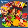 Kitchens Play Food Baby Pretend Kitchen Kids Toys Simulation Barbecue Cookware Cooking Role Educational Gift for Children 230427