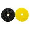 Polijstpads RIJILEI 7PCS/Set 4 Inch Diamond Polishing Pads For Concrete Floor Marble Thicknees 6mm Wet Grinding Discs Polishing Stone LW03