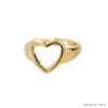 Wedding Rings Cute Hollow Big Heart Ring For Women Adjustable Love Heart Finger Rings Wedding Ring Jewelry Valentine's Day Gift R231128