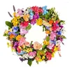 Dekorative Blumen, künstlicher Tulpenkranz, Frontverkleidung, Willkommensschild, Grün, Eukalyptus, Frühlingshochzeitsfestdekoration, Summe H7L3