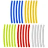 20Pcs Colorful Car Motorcycle Wheel Hub Reflective Strips Stickers Car Styling Decal Sticker Auto Moto Decor Decals Accessories