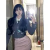 Clothing Sets Japan Korea School Uniform Suit Women Jacket White Shirt Fashion Sexy Hip Skirt Girl College Style Three-piece JK