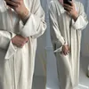 Ethnische Kleidung Mode Kimono Winter Abaya Für Frauen Samt Strickjacke Muslimischen Mantel Offene Abayas Dubai Islam Kleidung Türkische Tunika Arabes mujer