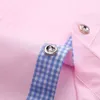 Camisas de vestido masculinas novas camisa de smoking de smoking de manga comprida jantar de manga comprida Camisas de vestido masculinas de marca de roupas masculino com gravata borboleta P230427