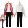 Anime Kostümleri Anime Howl Cosplay Costume Howl'un Hareketli Kale Cosplay Ceket Kolye Ceket Tam Set Cadılar Bayramı Kostümleri Kadın Erkekler ZLN231128