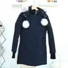 Moose Hairball Designer Knuckle Down Winter Jackets Mens Womens Windbreaker His-and-Hers Down Jacket Fashion Casual 182