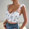 Camiseta Sexy moda biustonosze Bralette kobiety koronkowy biustonosz bielizna Ultra cienka kamizelka Top biustonosz Push Up letnia bielizna