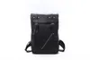 Backpack Fashion Men PU Leather Computer Multi-function Tactical Shoulder Bags For College Student Business