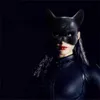 Masque de fête Bunny Fun Head Set Halloween Catwoman demi-visage masque en latex GC2477