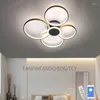 Chandeliers Modern Led Chandelier For Living Study Room Bedroom Black And Gold Ceiling Kitchen Light Lustre