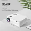 Projectors Yersida Projector G6 Android System Full HD Native 1080p med 5G WiFi Bluetooth för mobiltelefonstöd 4K Movie Cinema Beamer Q231128