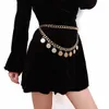 Navel Bell Button Rings Mode-sieraden Portret Coin Hanger Body Chain Sexy Cool Romantisch Su Eenvoudige Taille Chain Femalegifts voor Vrouwen 231128