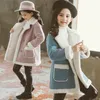 Giacche Ragazze Inverno Lungo tratto Abbigliamento con cappuccio Giacca a vento Primavera Vestire Cappotti Giacca per bambini Autunno Outwear parka 231128