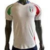 Nova camisa 2024 da Itália Itália Copa da Europa camisa branca fora Raspadori Verratti Barrera Donnarumma camisa Totti Politano Miretti camisa de futebol versão jogador