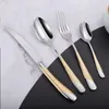 Dinnerware Sets 16 Silverware Set Stainless Steel Flatware Spoon And Fork For4 Kitchen Utensil Cutlery Mirror Finish Dishwasher Safe