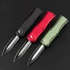 MT-Soul Goddess AUTO Knives D2 lame en alliage d'aluminium noir, couteau tactique de chasse au Camp EDC, Micro outils de coupe