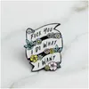 Cartoon Accessories Flowers Banner Enamel Pins Sassy Feminist Brooches Badges Girls Power Jewelry Drop Delivery Baby, Kids Maternity C Dh9El